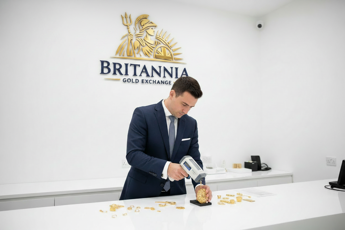 Britannia Gold Exchange XRF Testing gold
